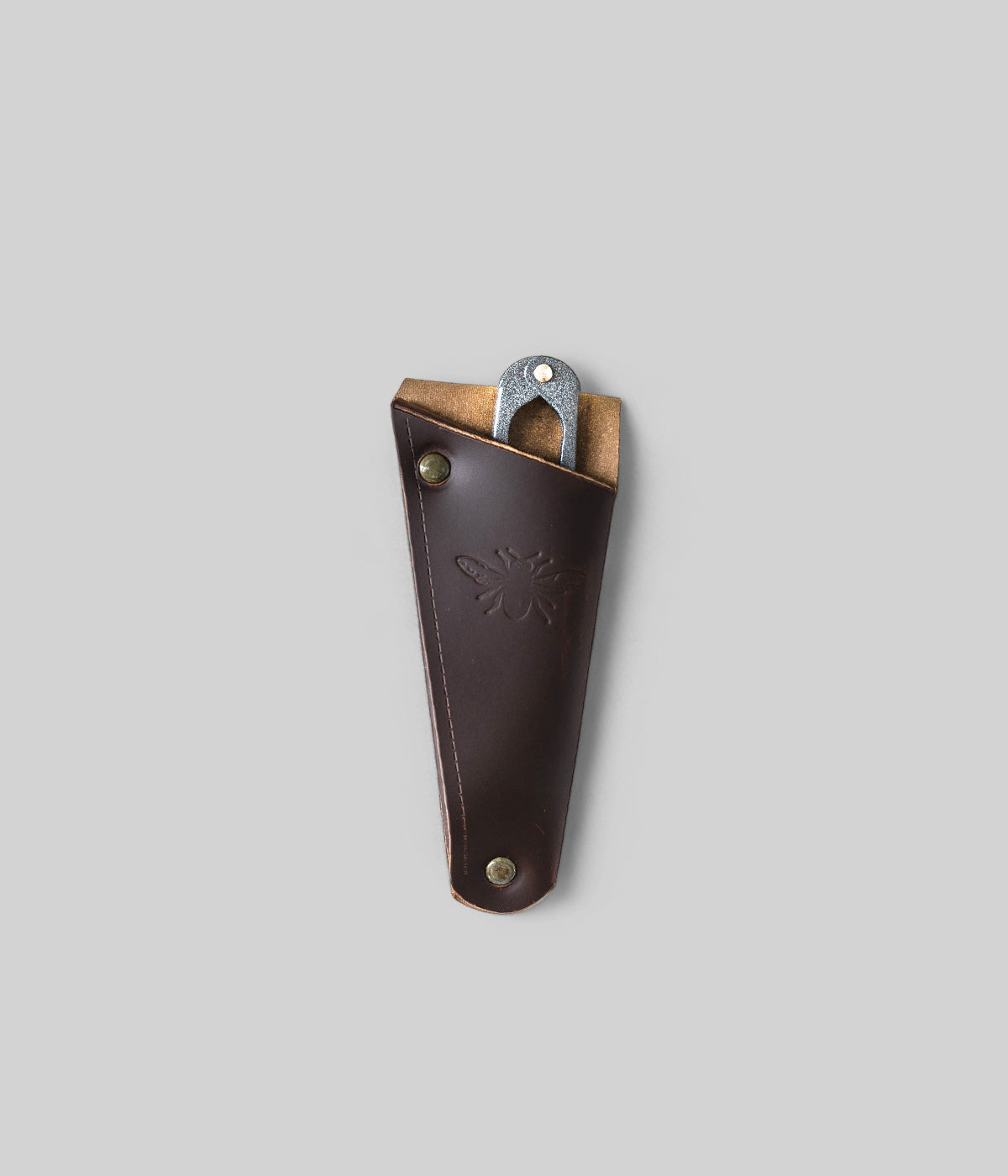 Garden Snips in Leather Pouch