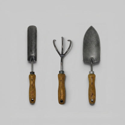 The Garden Essentials Tool Set (Root Trowel, Cultivator, Trowel)