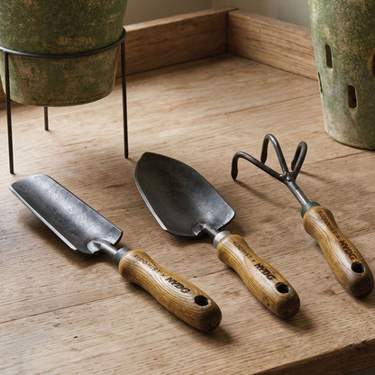The Garden Essentials Tool Set (Root Trowel, Cultivator, Trowel)