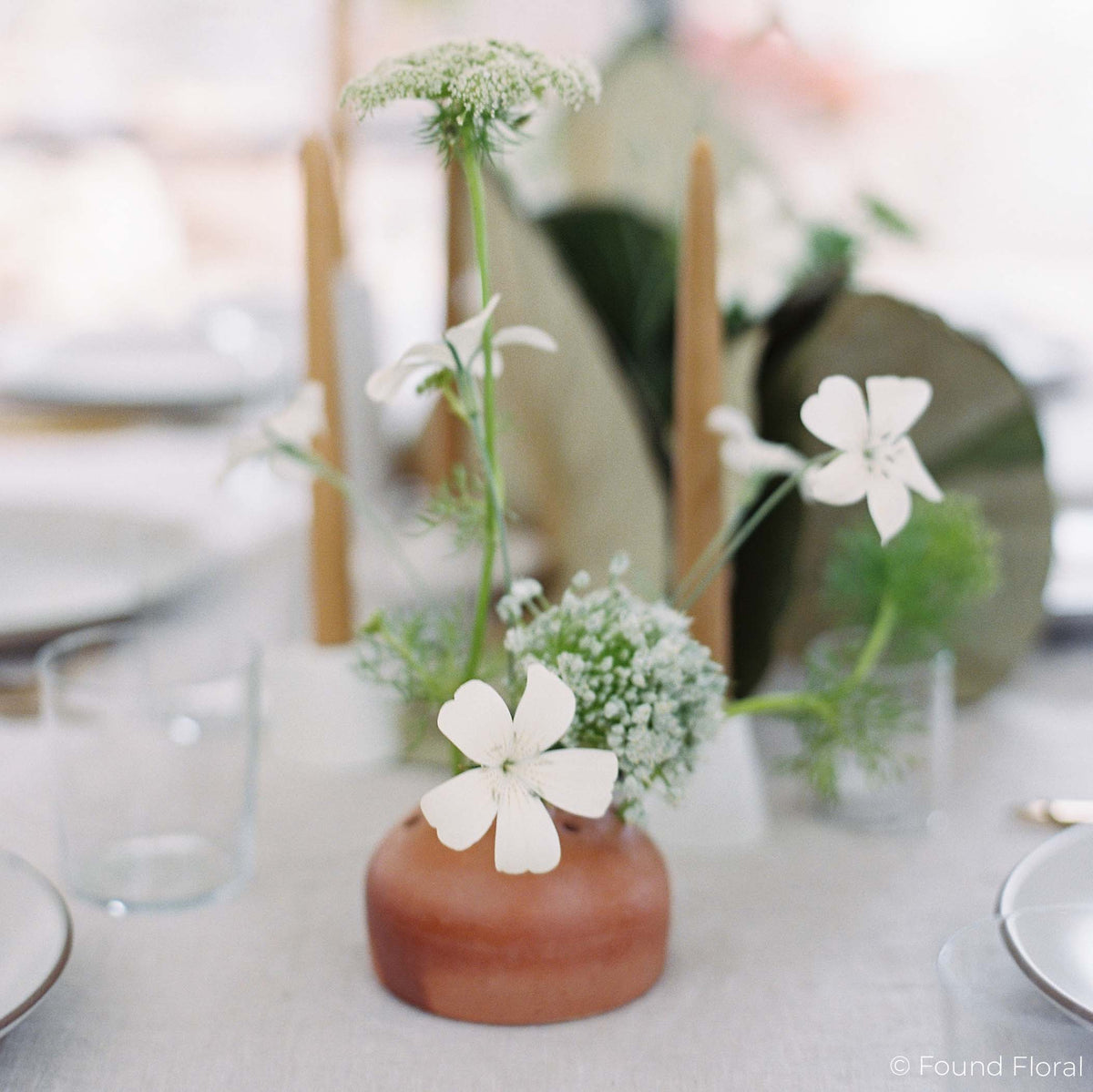 Terra Cotta Frog Vase, Whitewash