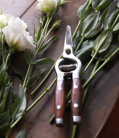 Redwood Handle Floral Shears